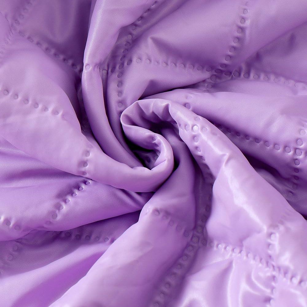 Hopscotch Girls Full Sleeves Textured Print Purple Jackets For Ages (4-5 Years)