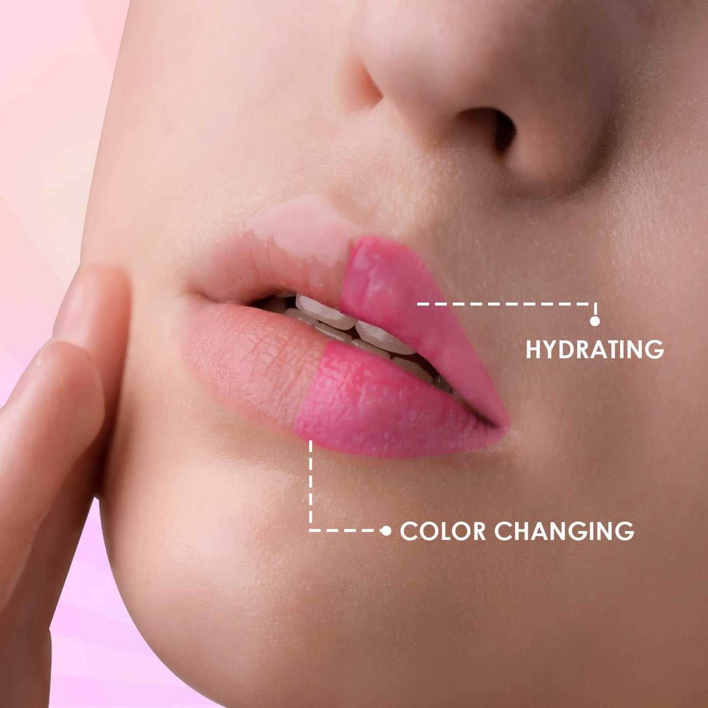 Glam21 Jelly Pop fruity gel lipstick| Moisturising | Glossy Finish | Gives a Natural Colour | Lightweight | 01- Cranberry Pink, 3.5gm