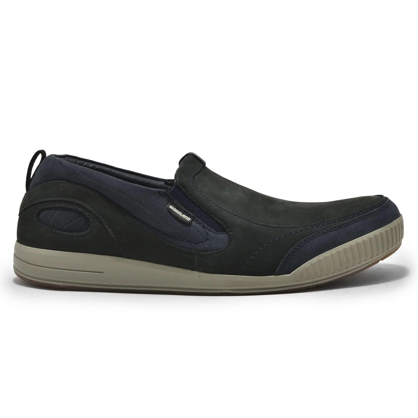 Woodland Men Dark Navy Slip-On Shoes