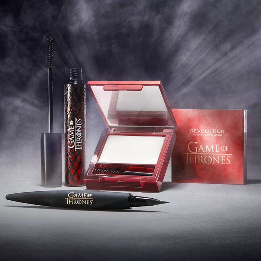 Makeup Revolution X Game of Thrones Dragon Lash Mascara Intense Thickening Mascara with Castor Oil, Volumizing, Conditioning, Waterproof & Smudgeproof Formula