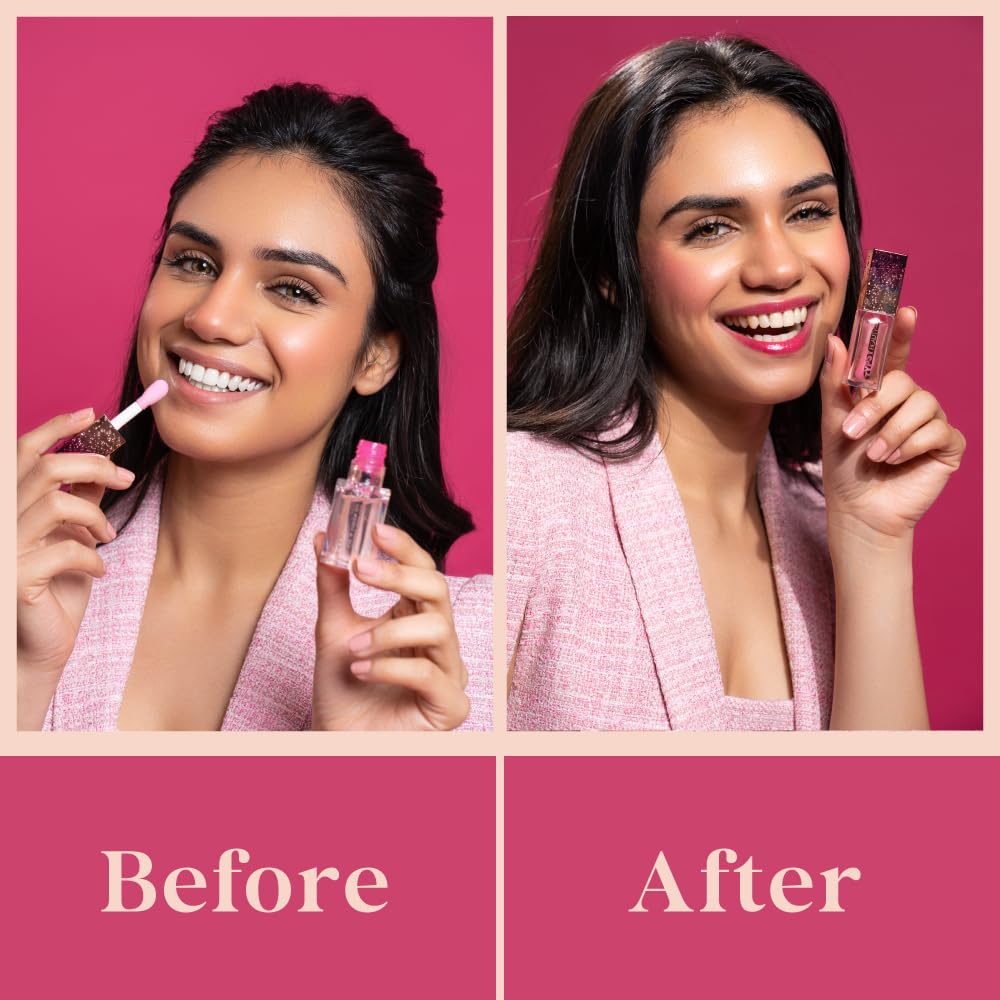 Typsy Beauty Shade Shifter PH Reactive Colour Changing Lip & Cheek Oil PH-Enomnal I Nourishing with Acai Berry & Hibiscus Oil Extracts I Unique Pink Shade Based on Skin's PH I Formulated In Italy 6.4g