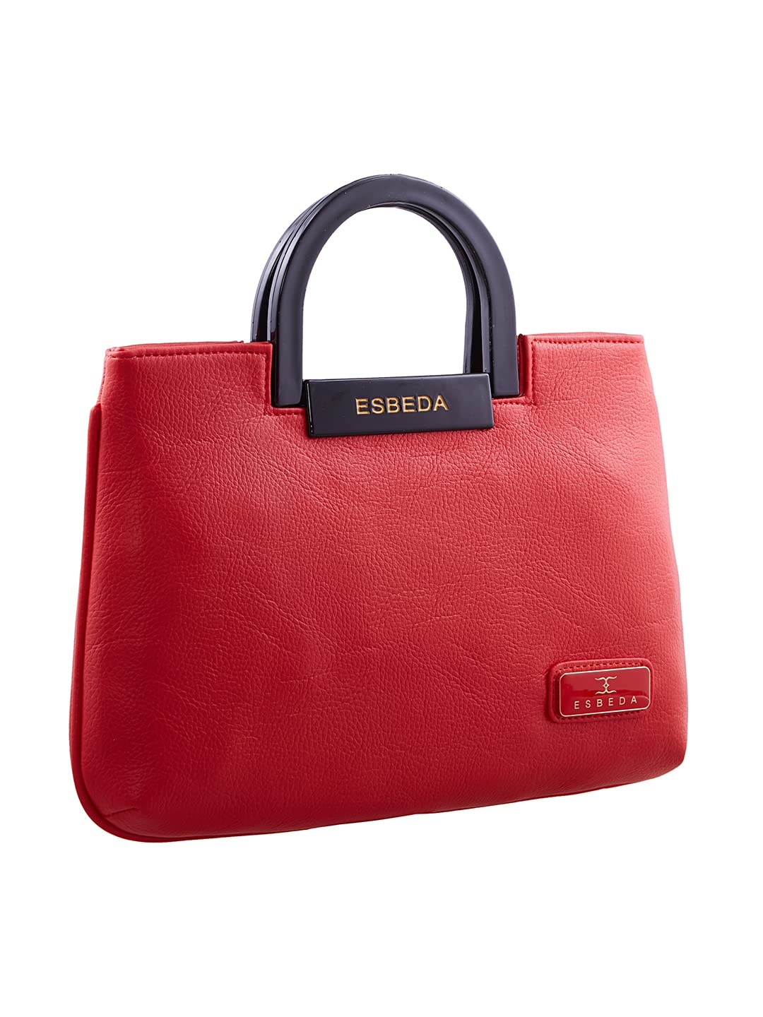 ESBEDA Red color Solid PU Synthetic Handbag For Women