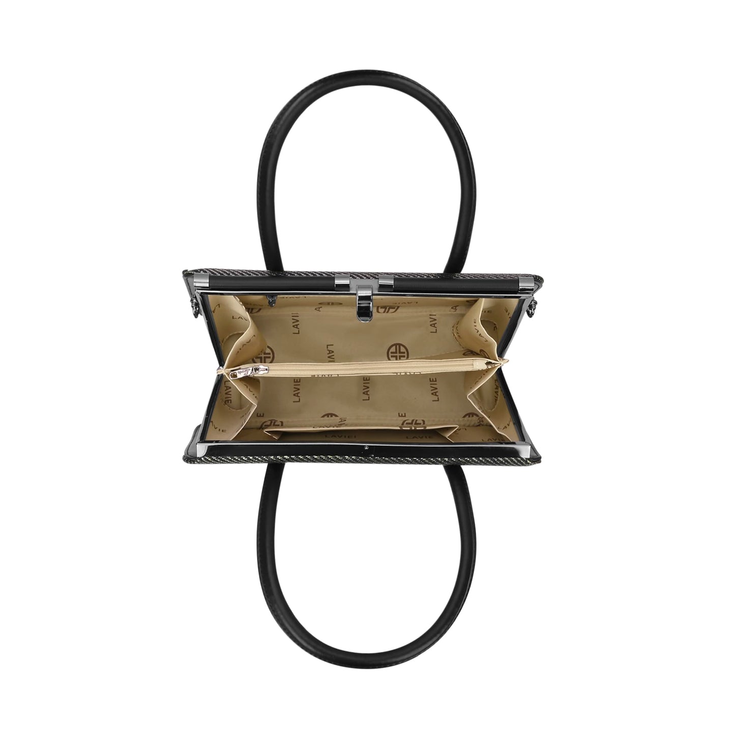 Lavie Luxe Women's Glam Book Dual Handle Satchel Handbag | Satchel Bag for Work | Ladies Purse | Stylish Shoulder Bag | Gift For Women