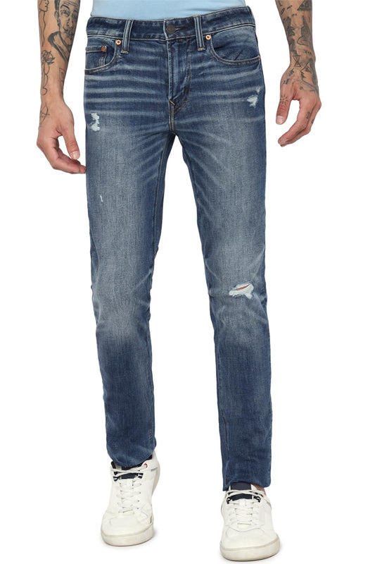 American Eagle Men Blue Airflex Skinny Jean