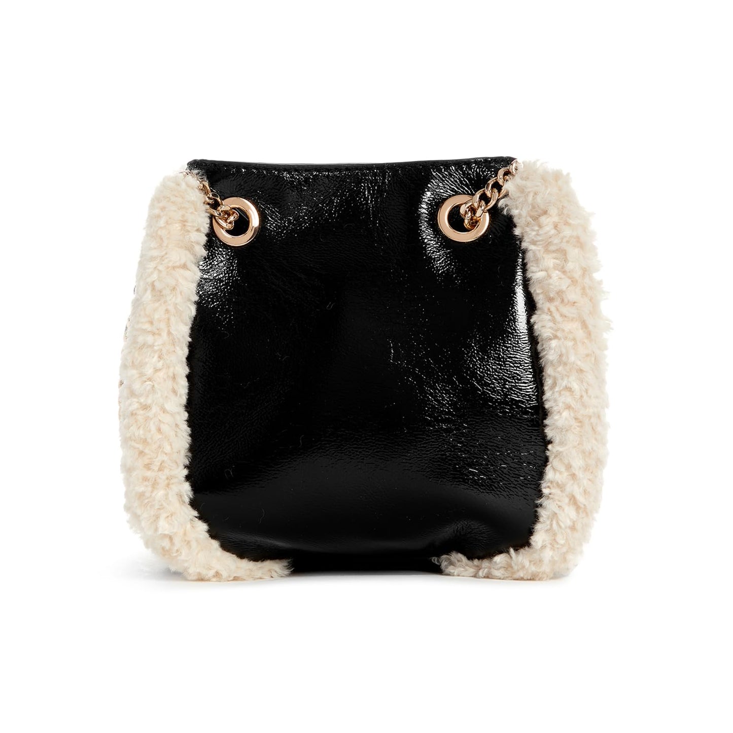 GUESS Fur Solid Davika Convertible Crossbody Bag