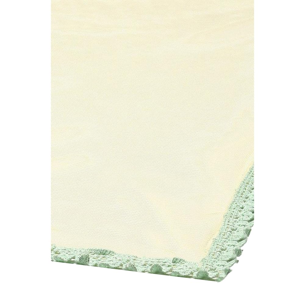 BIBA Printed Polyester Regular Fit Girls Blouse Lehenga Dupatta Set (YELLOW, 2-3 Y)