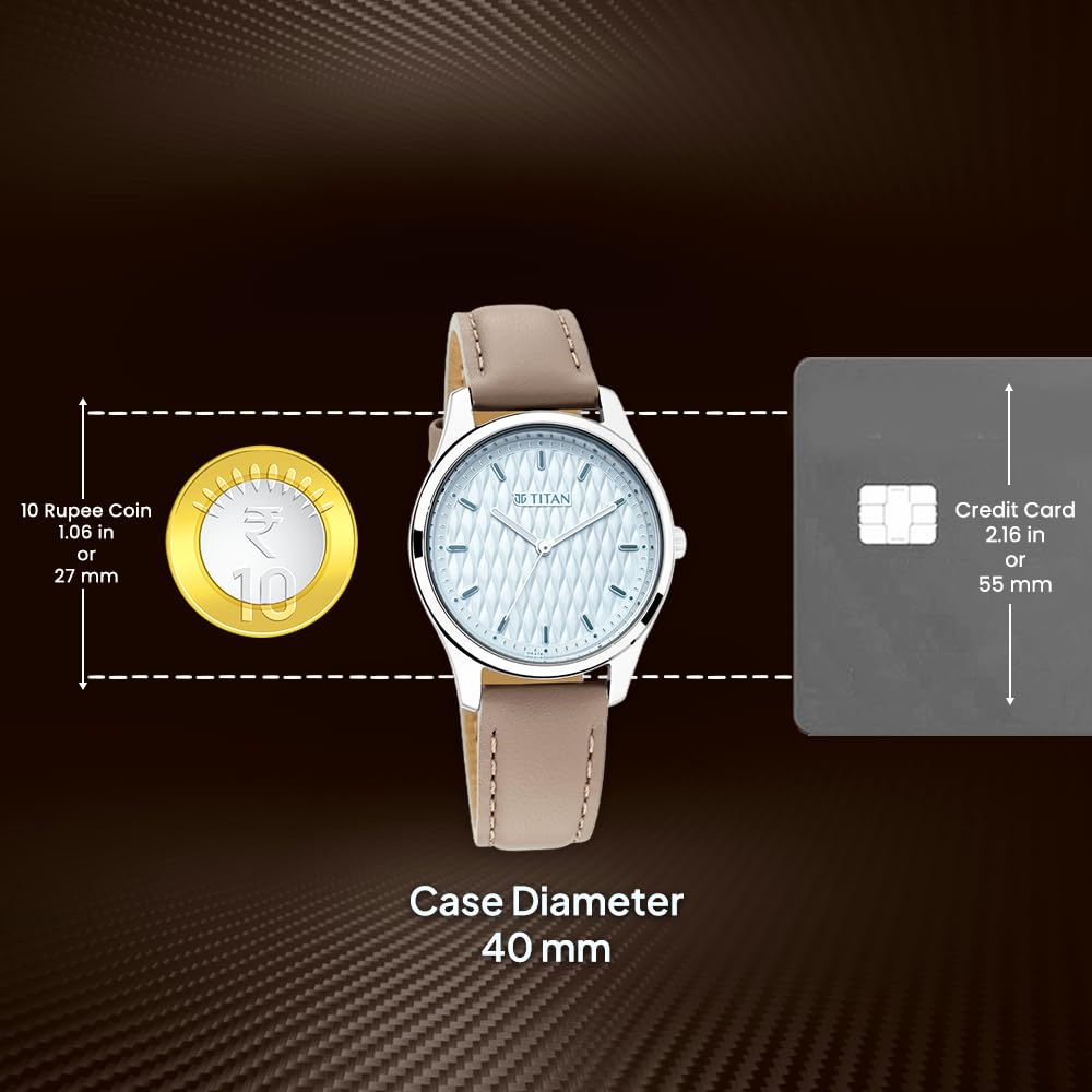 Titan Ladies Neo Economy Analog Blue Dial Women's Watch 2639SL05/NN2639SL05/NP2639SL05