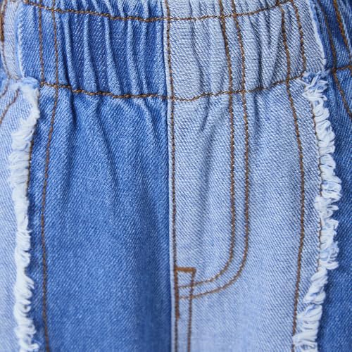 Hopscotch Girls Clean Look Cotton Jeans in Blue Color for Age (2-3 Years)