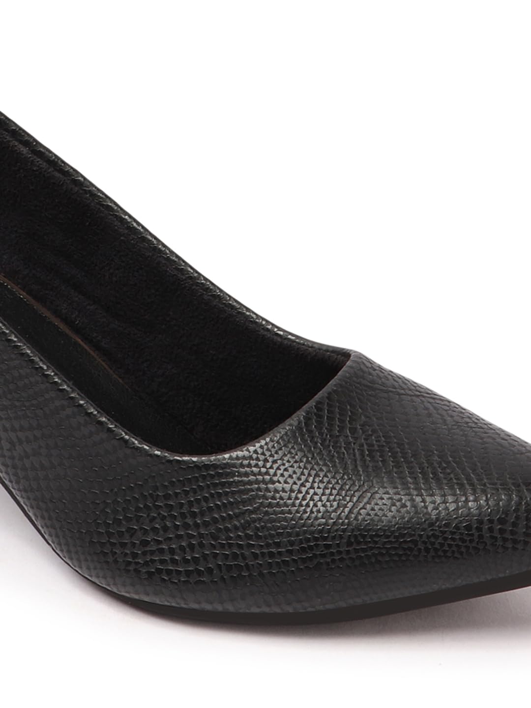 Carlton London Women Pump Shoes,Black,UK-6