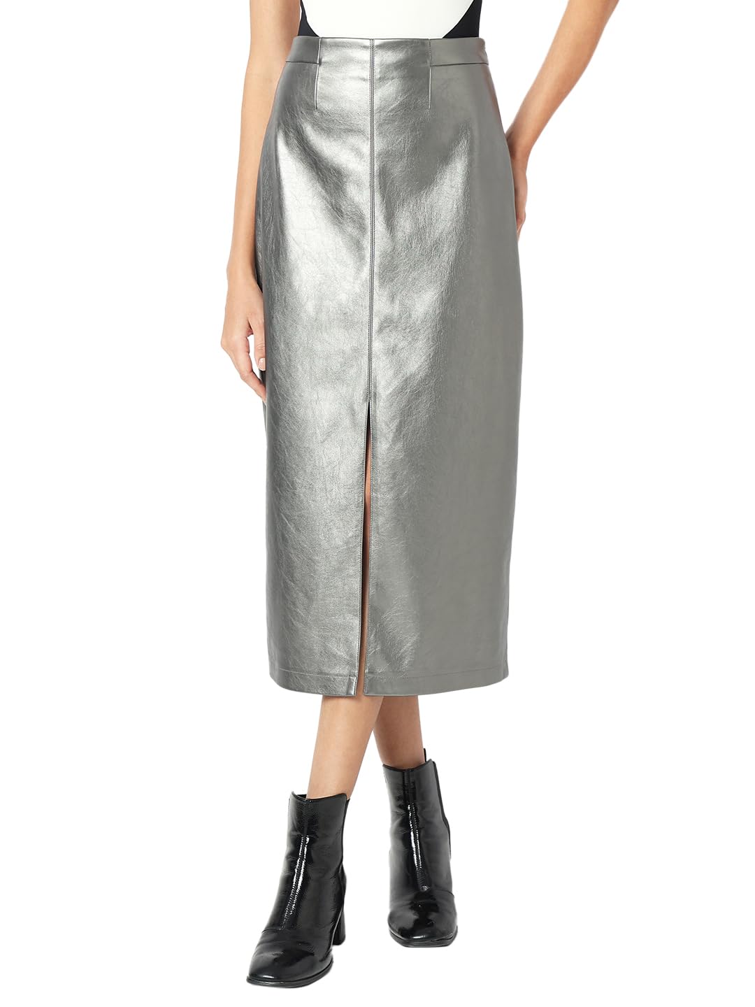 VERO MODA Womens Straight Fit High Rise Skirt