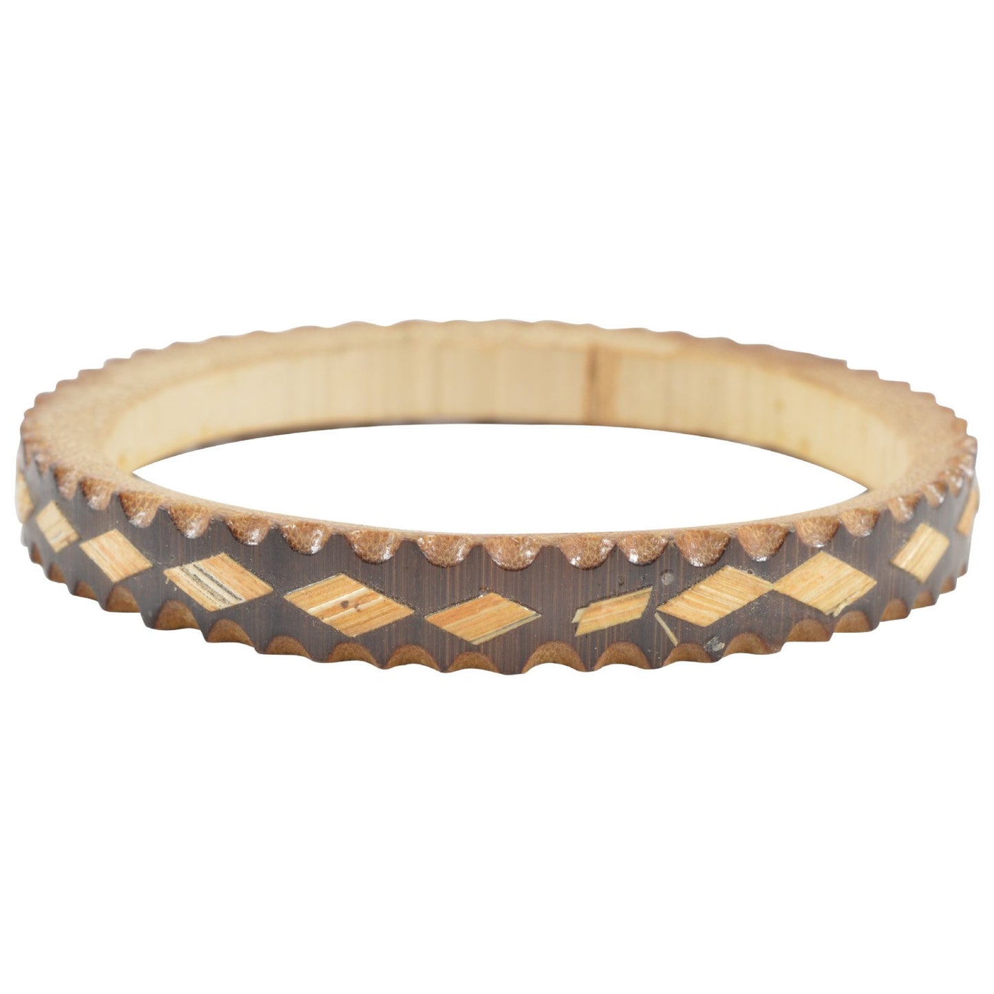 TY BoutiqueCarved Bamboo Bangle