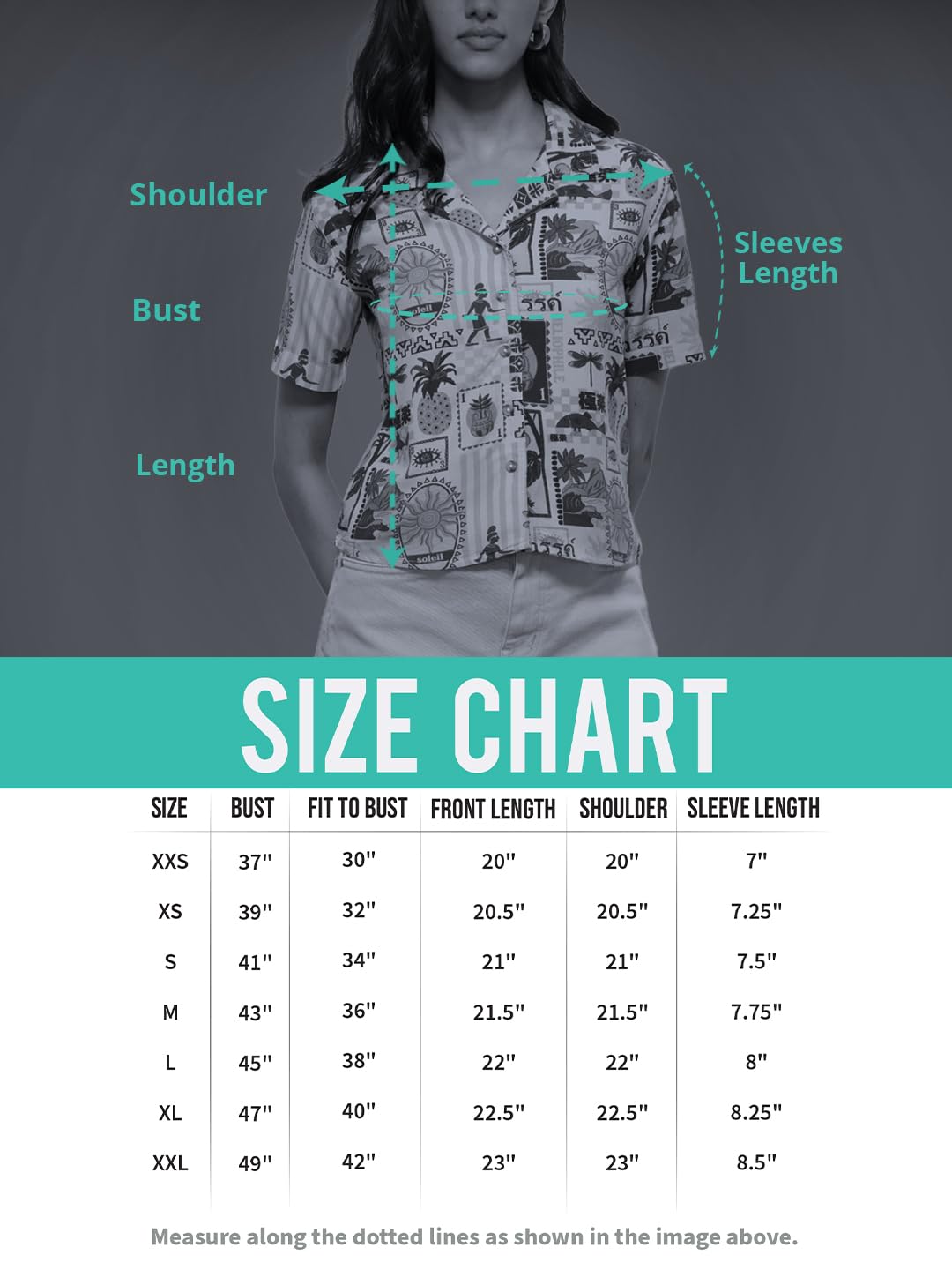 The Souled Store Originals: Tropical Mood Women and Girls Short Sleeves Collared Neck All Over Printed Cotton Regular Fit Casual Holiday Shirts