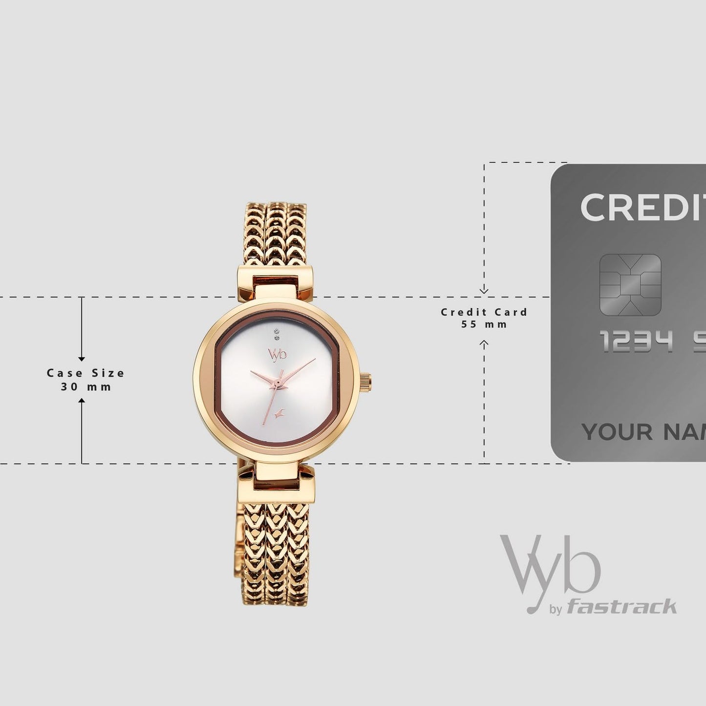 Fastrack Vyb 6.0 Seeker Quartz Silver Round Dial Women's Watch | Stainless Steel Strap Material | Watches for Women Analog | Girl's Analog Watches - FV60085WM01