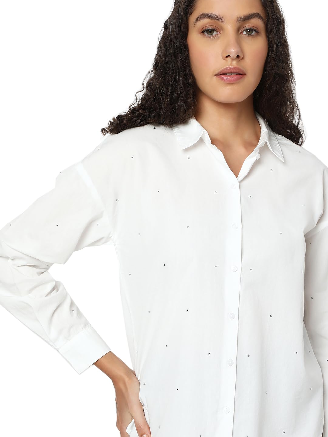 VERO MODA Women White Regular Fit Shirt