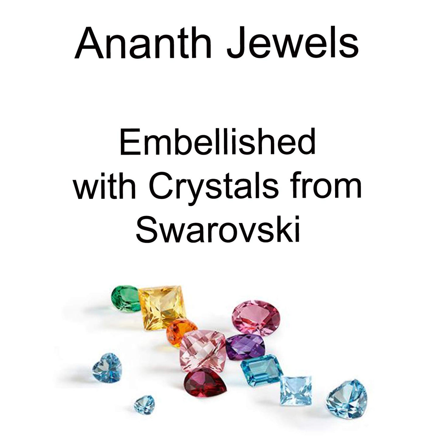 Ananth Jewels Made with Swarovski Zirconia Solitaire Pure Brilliance Bracelet for Women (Metal : Alloy)