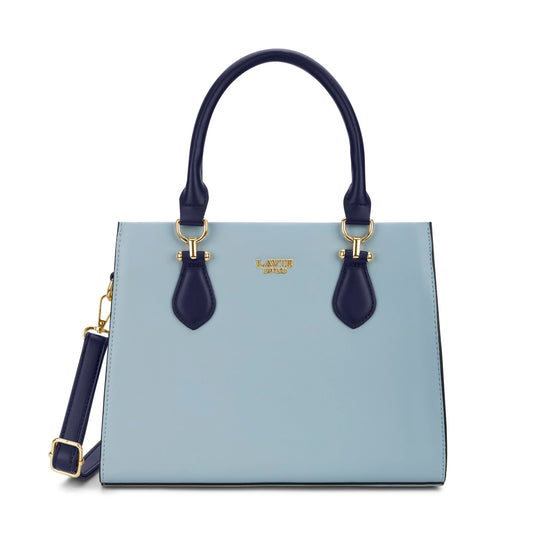 Lavie Luxe Women's Wella 3 Compartment Satchel Bag | Satchel Handbag for Work | Ladies purse | Stylish Shoulder Bag | Gift for Women