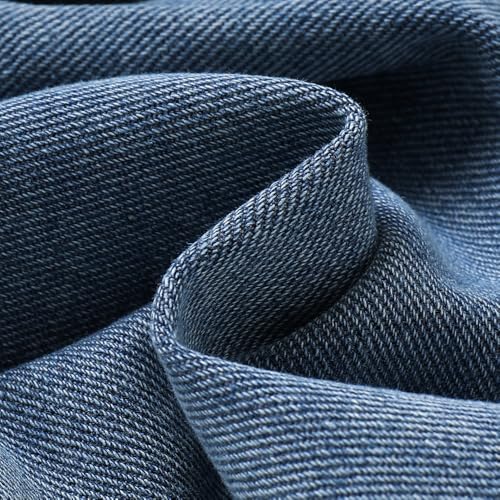 Hopscotch Girls Typography Print Blue Jeans for Ages (4-5 Years)