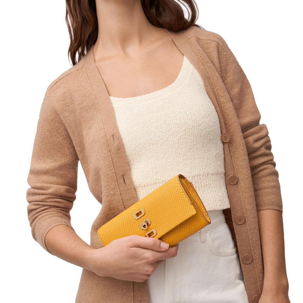 Fossil Penrose Yellow Crossbody Bag ZB1885700