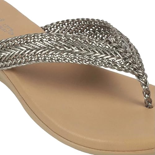tresmode Soeve Pewter Women's Dress Sandals in Size 4 UK / 37 EU