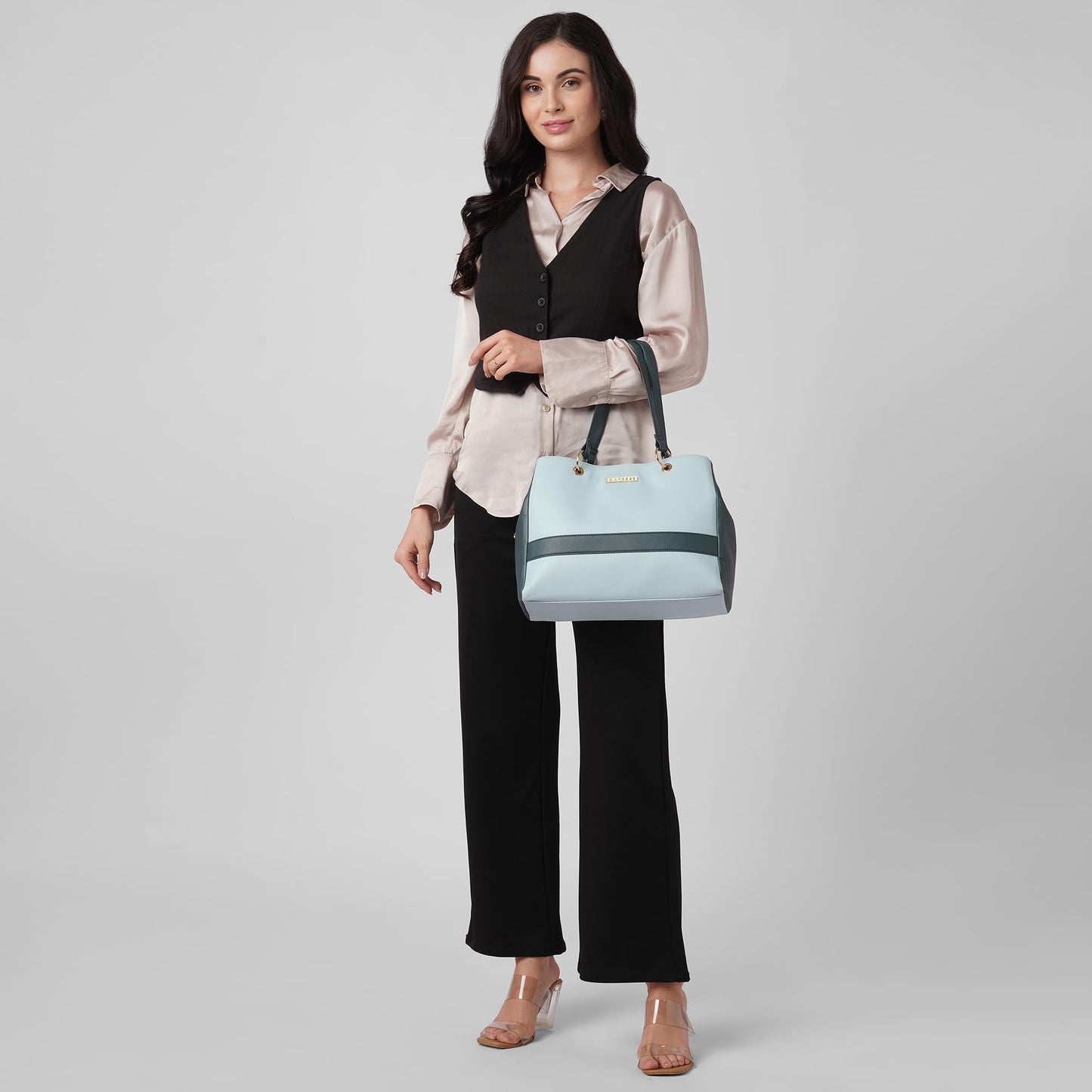 Caprese womens SERI S Small BLUE Satchel