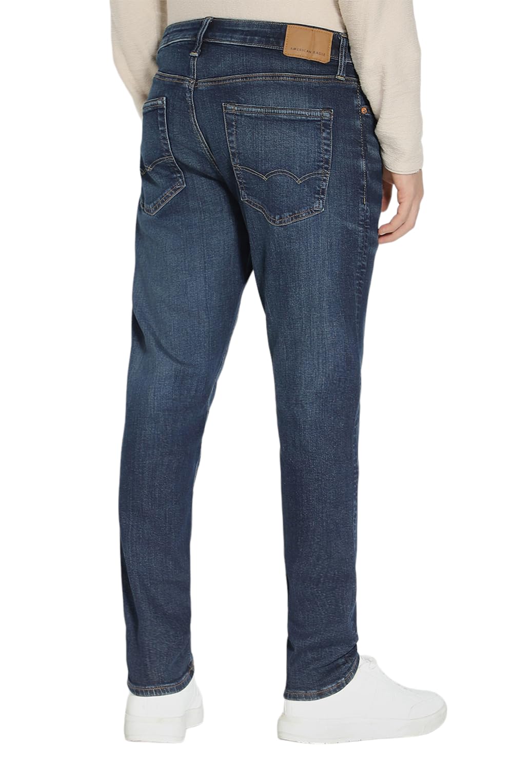 American Eagle Men Navy Airflex+ Athletic Skinny Jean