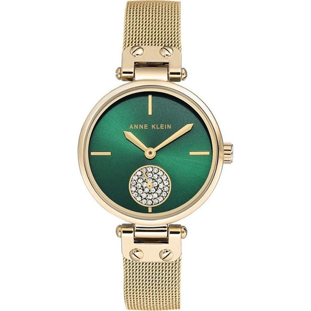 Anne Klein Analog Green Dial Women's Watch - AK3000GNGB/NCAK3000GNGB