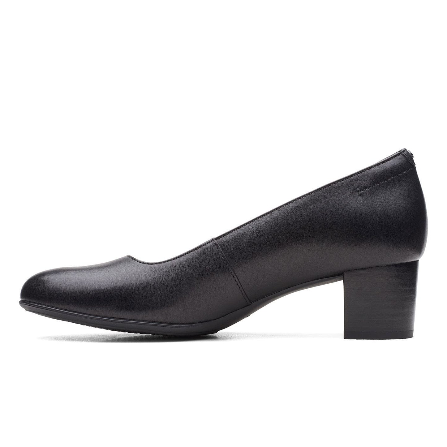 Clarks Linnae Pump Black Leat UK-6