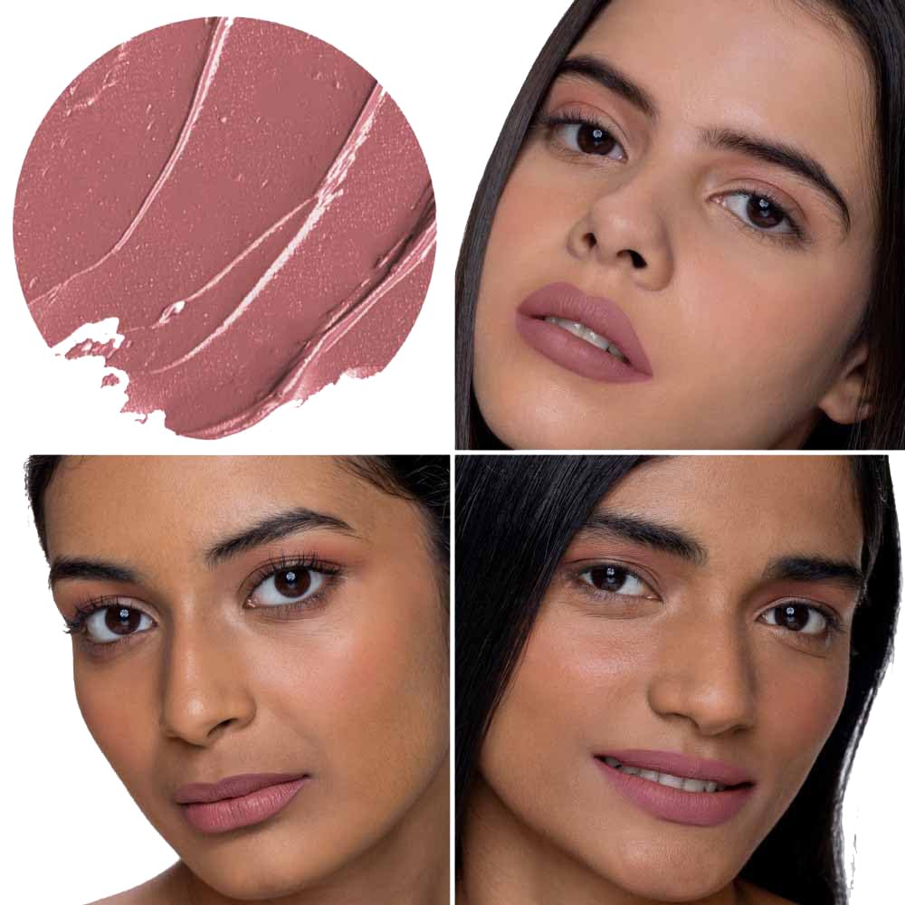 Kiro Non-Stop Airy Matte Liquid Lipstick - Nude Lily (Blush Pink), 5ml | Super-Pigmented, Long-Lasting, hydrating | Waterproof, Smudge-Proof, Lightweight | Infused with Avocado & Apricot Oil