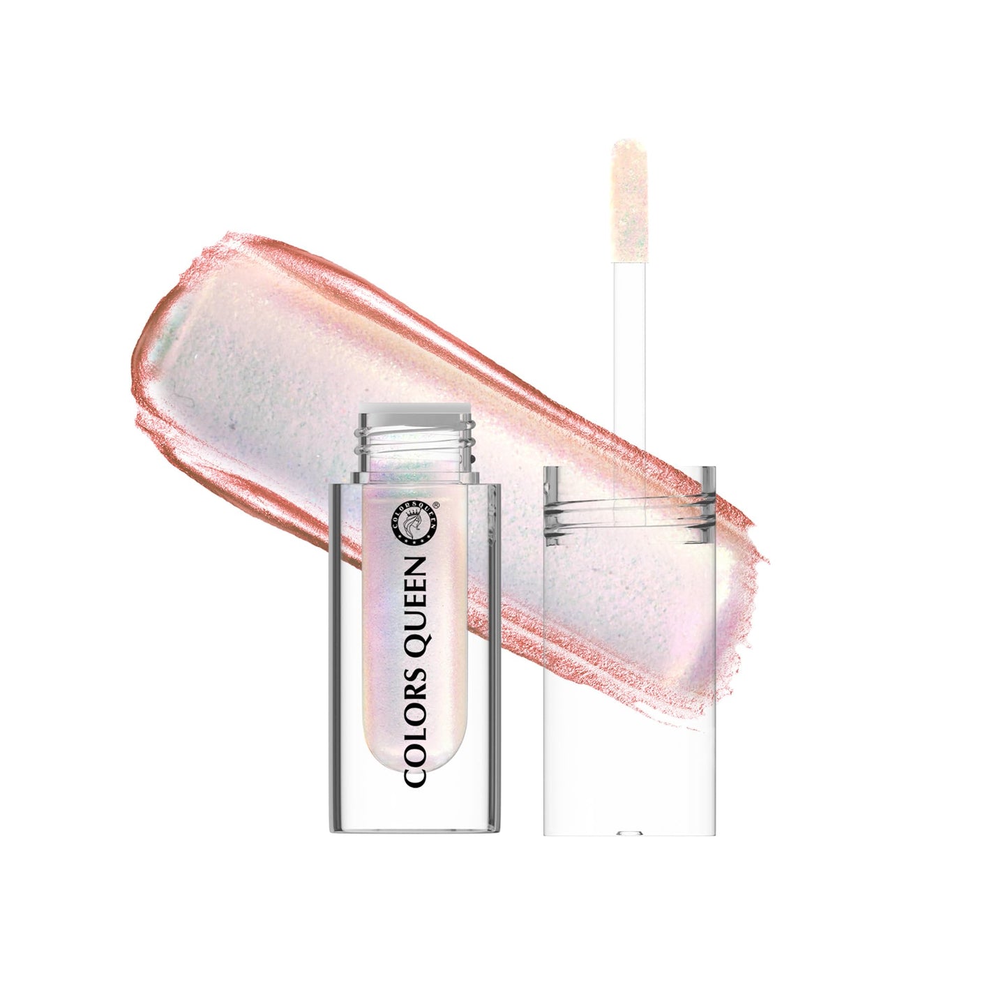 Colors Queen Multichrome Liquid Eyeshadow | Long Wearing & Highly Pigmented Eyeshadow with Metallic Finish | Transfer Proof & Smudge Proof Liquid Eye Shadow for Eye Makeup (10 - Diamond Dust)