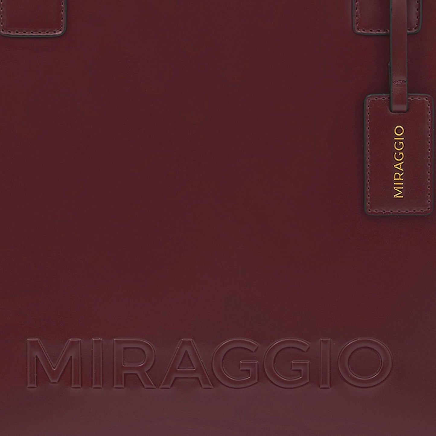 Miraggio Ace Laptop Tote Bag For Women With Detachable Sling Strap | Fits Upto 14 Inches Laptop | Office Bag For Women Stylish (Wine)