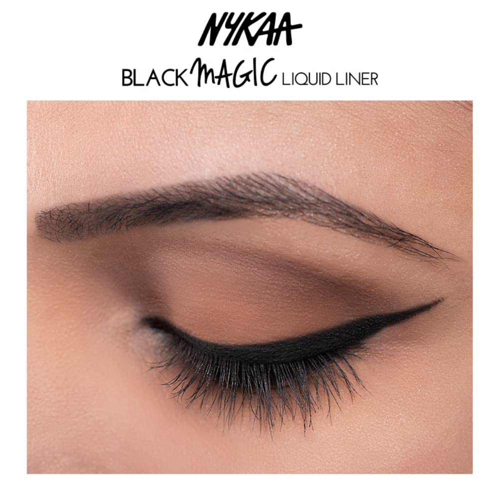 Nykaa Black Magic Liquid Eyeliner - Super Black 01