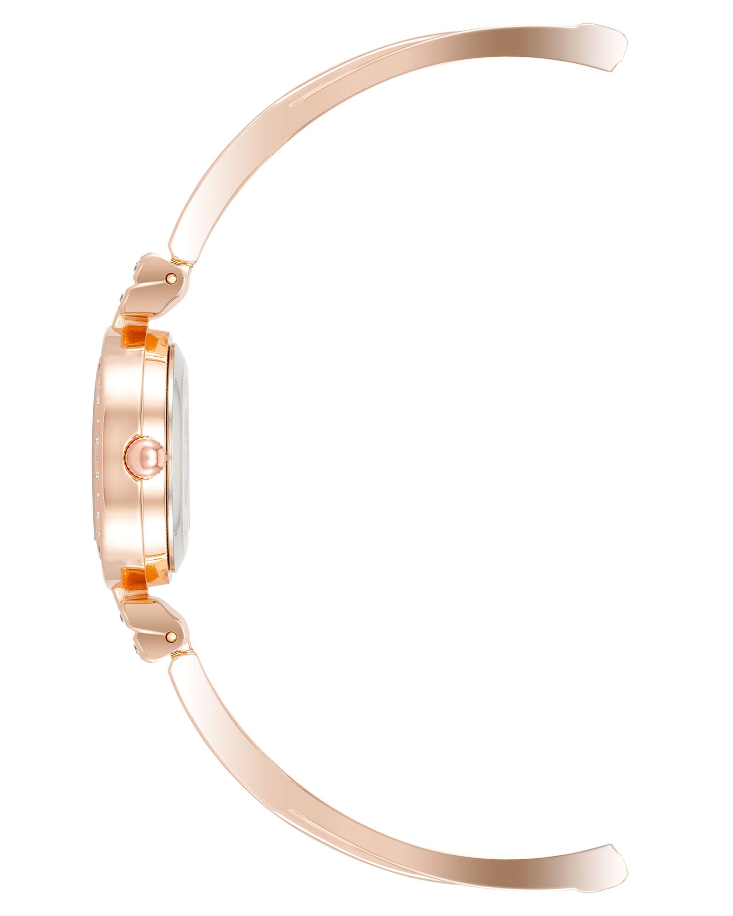 Anne Klein Women's Premium Crystal Accented Bangle Watch and Bracelet Set