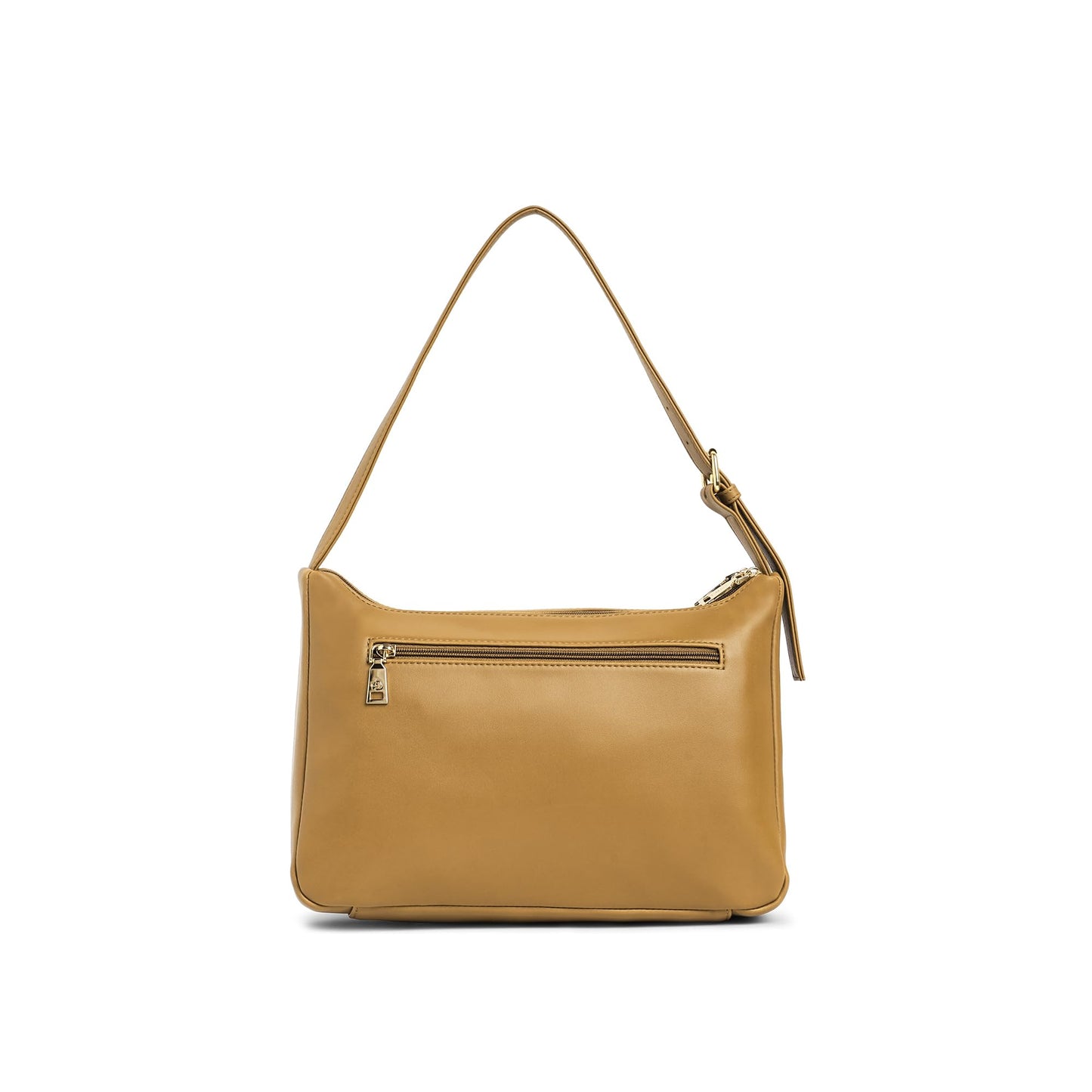 Caprese Jessica Hobo Medium Brown Bag for Women Shoulder Bag with Adjustable Strap|Back Zip|Trendy New Shape, Spacious Design, Ideal for Office, Daily Use, and Travel