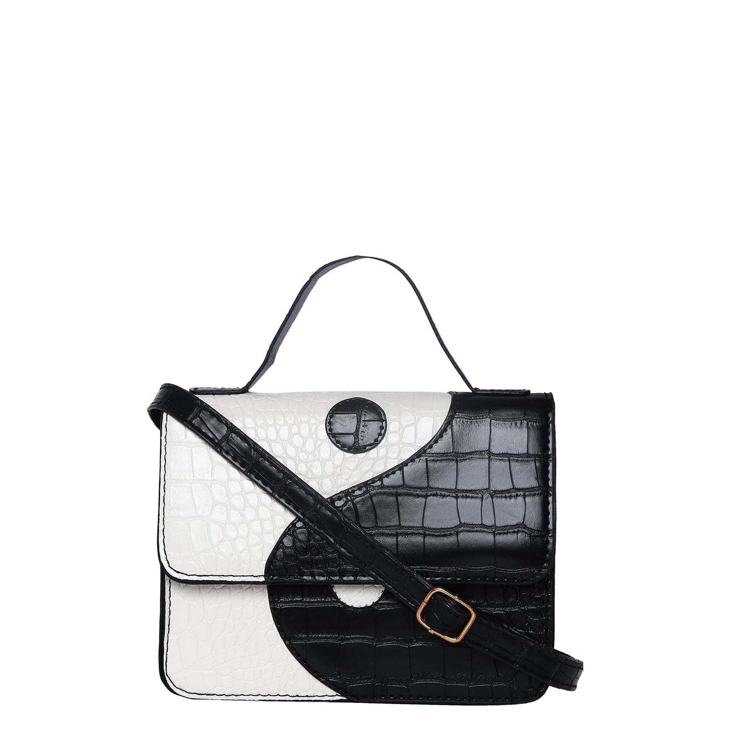 Haute Sauce Colour block Sling Bag with Magnet Lock (AZ_HSHB1032)