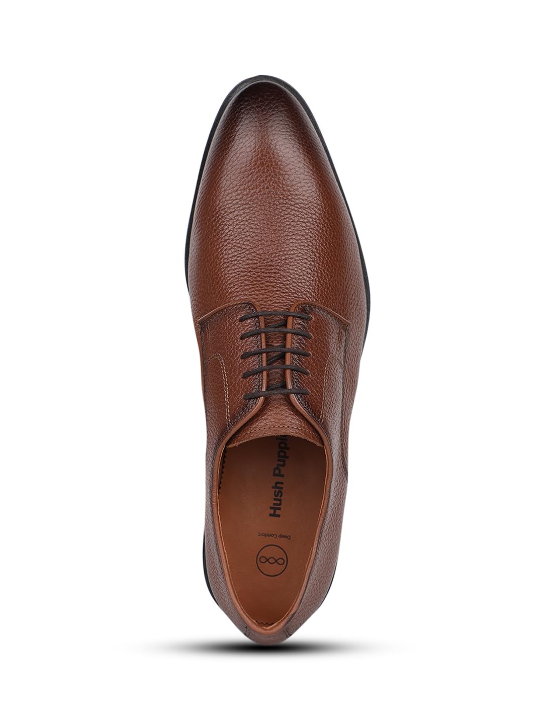 Hush Puppies MESA PDM Laceup, Men's Tan Formal Derby Shoes Size- UK- 8