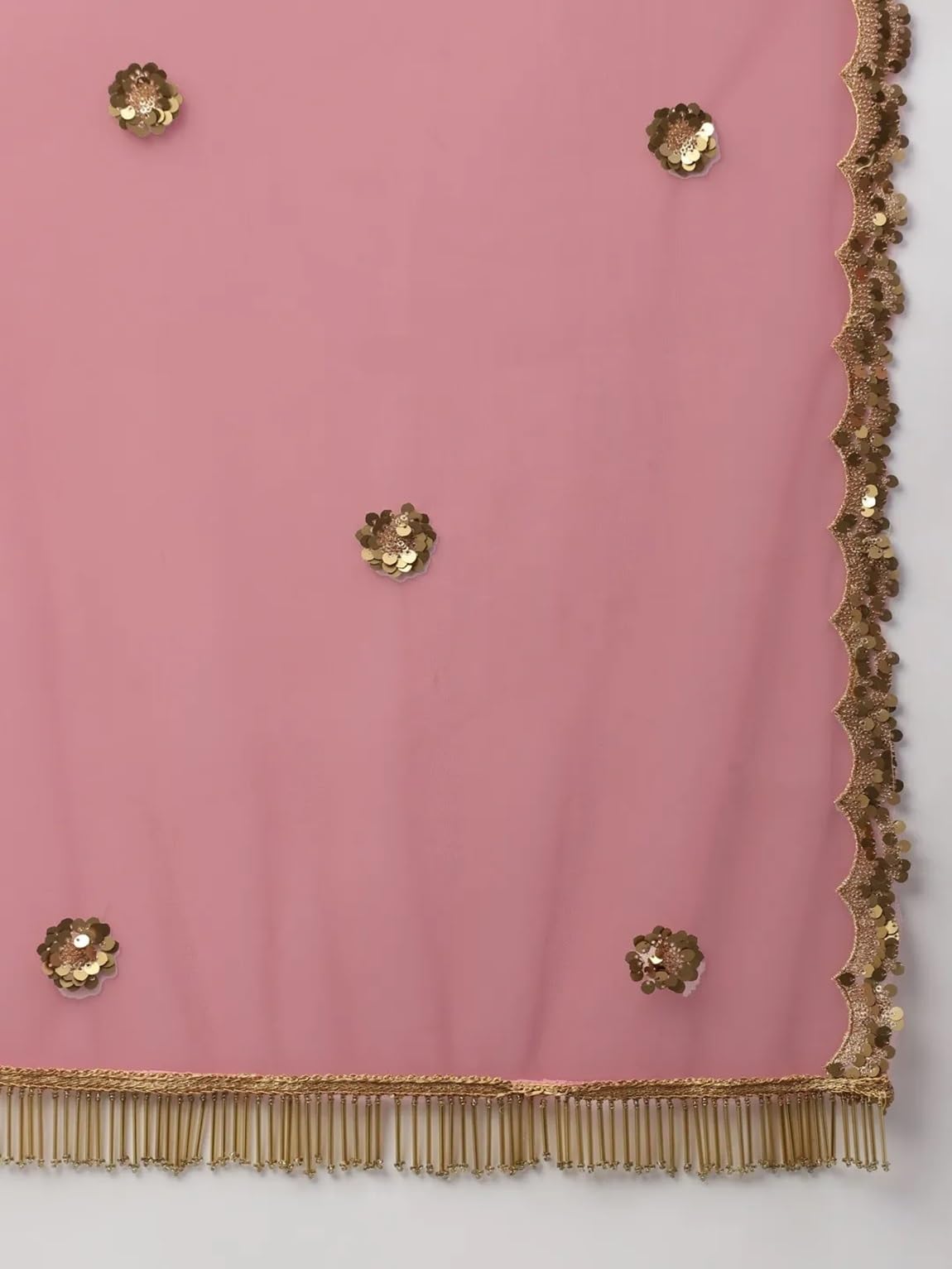 Divine Exim Women's Net Semi Stitched Lehenga Choli with Dupatta | Dori and Sequin Embroidery Pattern | Traditional, Wedding, Ethnic Wear Lehenga (Pink)