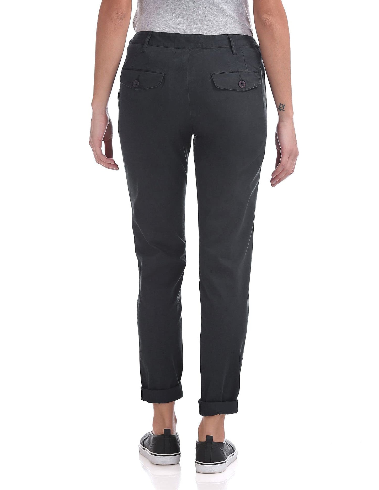 US Polo Association Women's Regular Pants (UWTR0007_Blue_30)