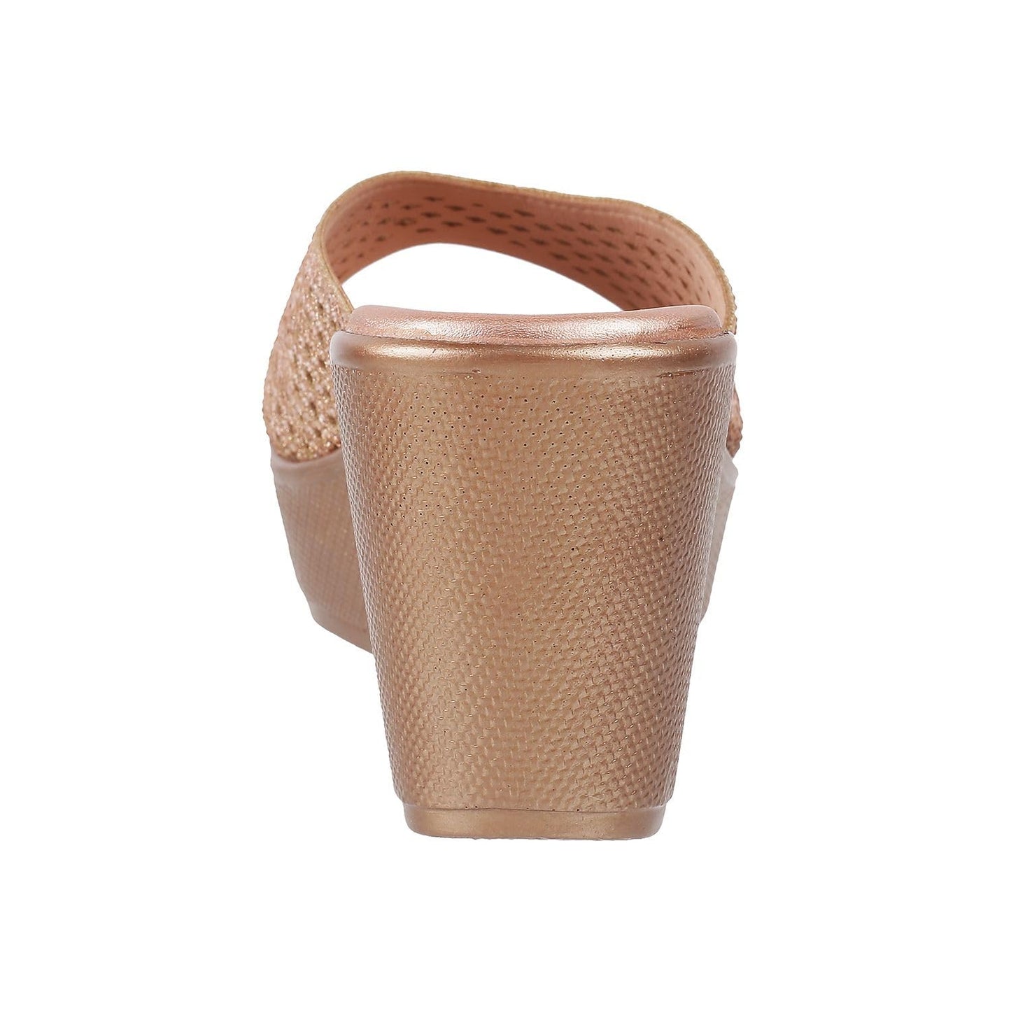 Metro Womens Synthetic Rose Gold Slip Ons (Size (6 UK (39 EU))