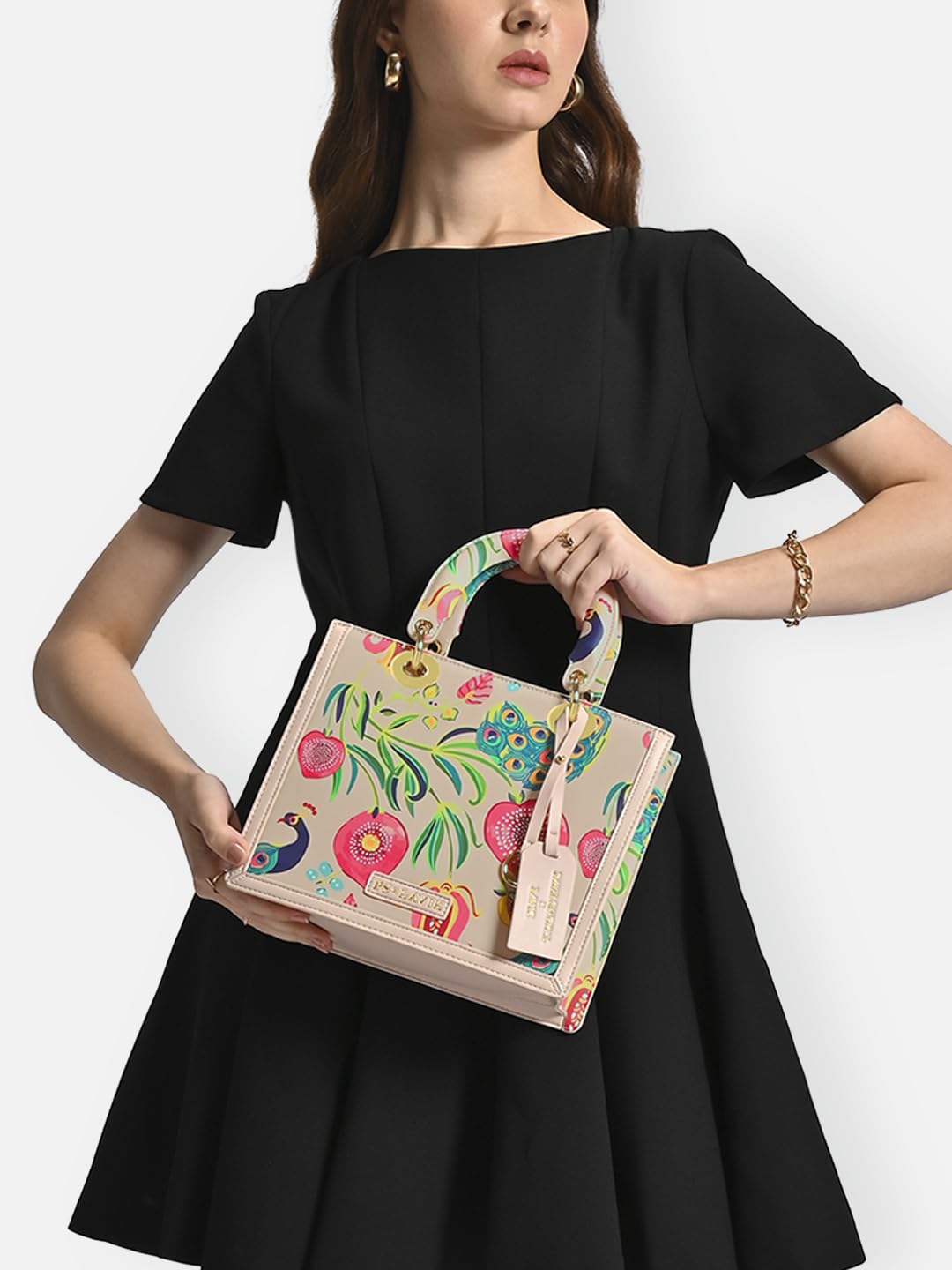 Lavie X Payal Singhal Limited Edition Women's Anarmor Small Box Satchel | Ladies Purse Handbag