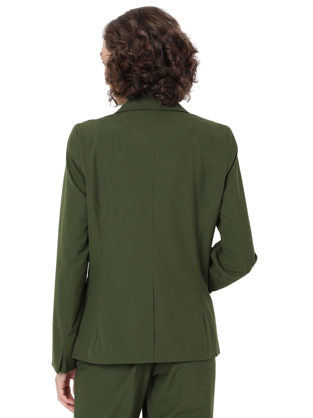 VERO MODA Womens Regular Fit Green Blazer