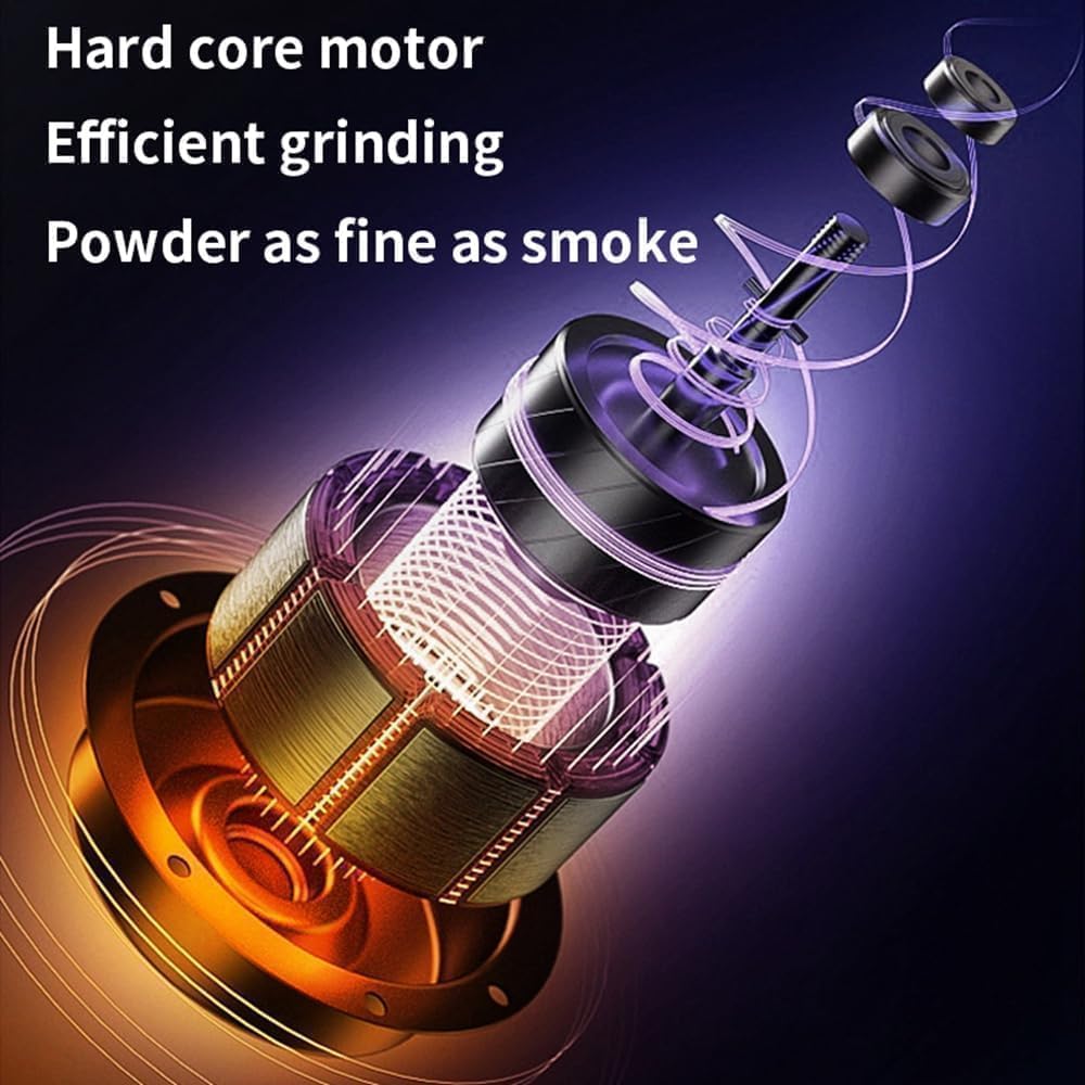 Spice Grinder Portable with Handal Electric Grain Mill Grinder Stainless Steel Dry Grain Spices Cereals Seasonings Coffee Bean Grinder Machine(Multicolor) (Multifunction-Smash-Machine)