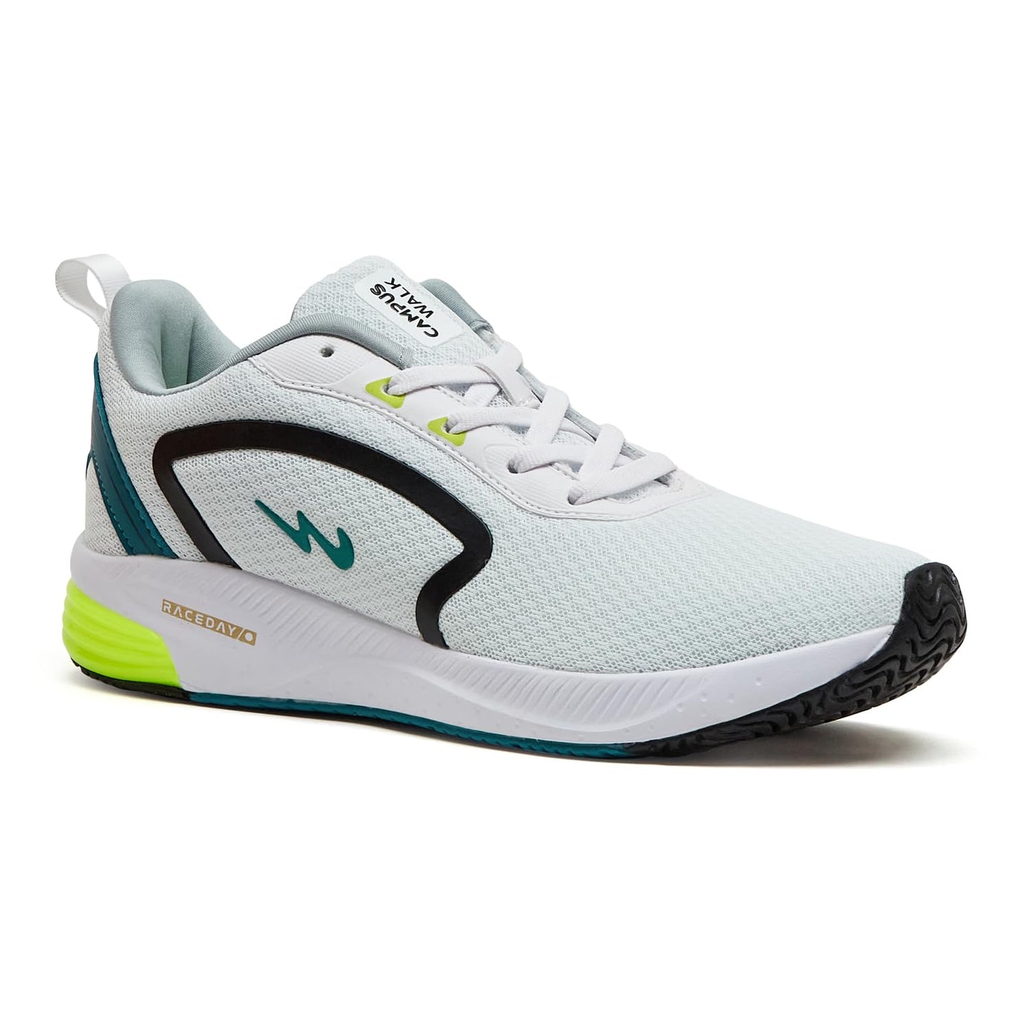 Campus Men's White/Black Sneakers - 8 UK