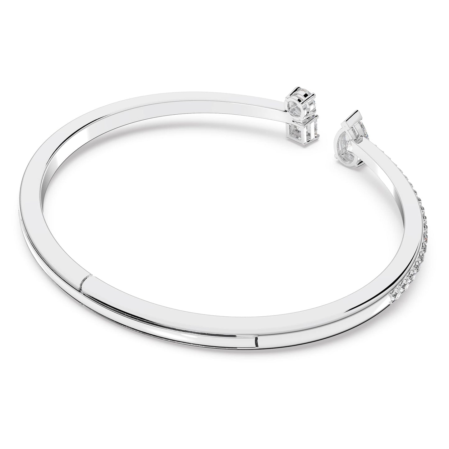 Attract Bangle, M, Crystal, Crystal