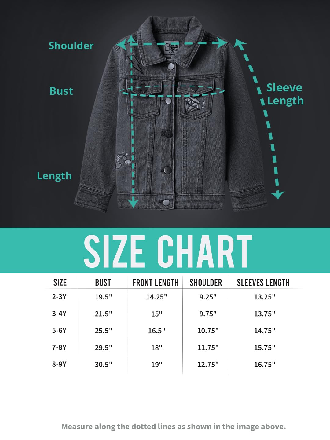 The Souled Store Official Disney: Tangled Denim Girls Long Sleeve Oversized Fit Cropped Denim Jackets