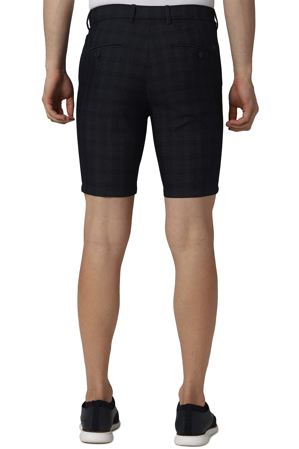 Peter England Men's Slim Fit (PESRMSLFS99725_Navy_38)