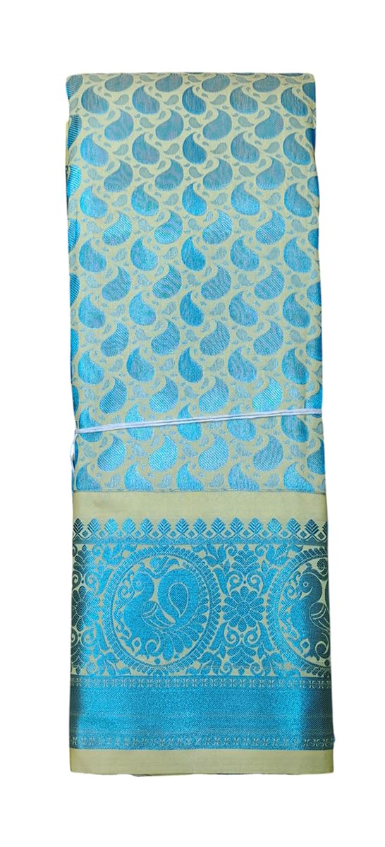 SREE KUMARAN Women's Kanchipuram Silk Pure Pattu Sarees With Blouse (VSK314-4)
