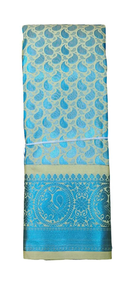 SREE KUMARAN Women's Kanchipuram Silk Pure Pattu Sarees With Blouse (VSK314-4)
