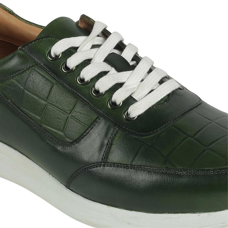 tresmode Ronca Green Men's Sneakers in Size 8 UK (42 EU)