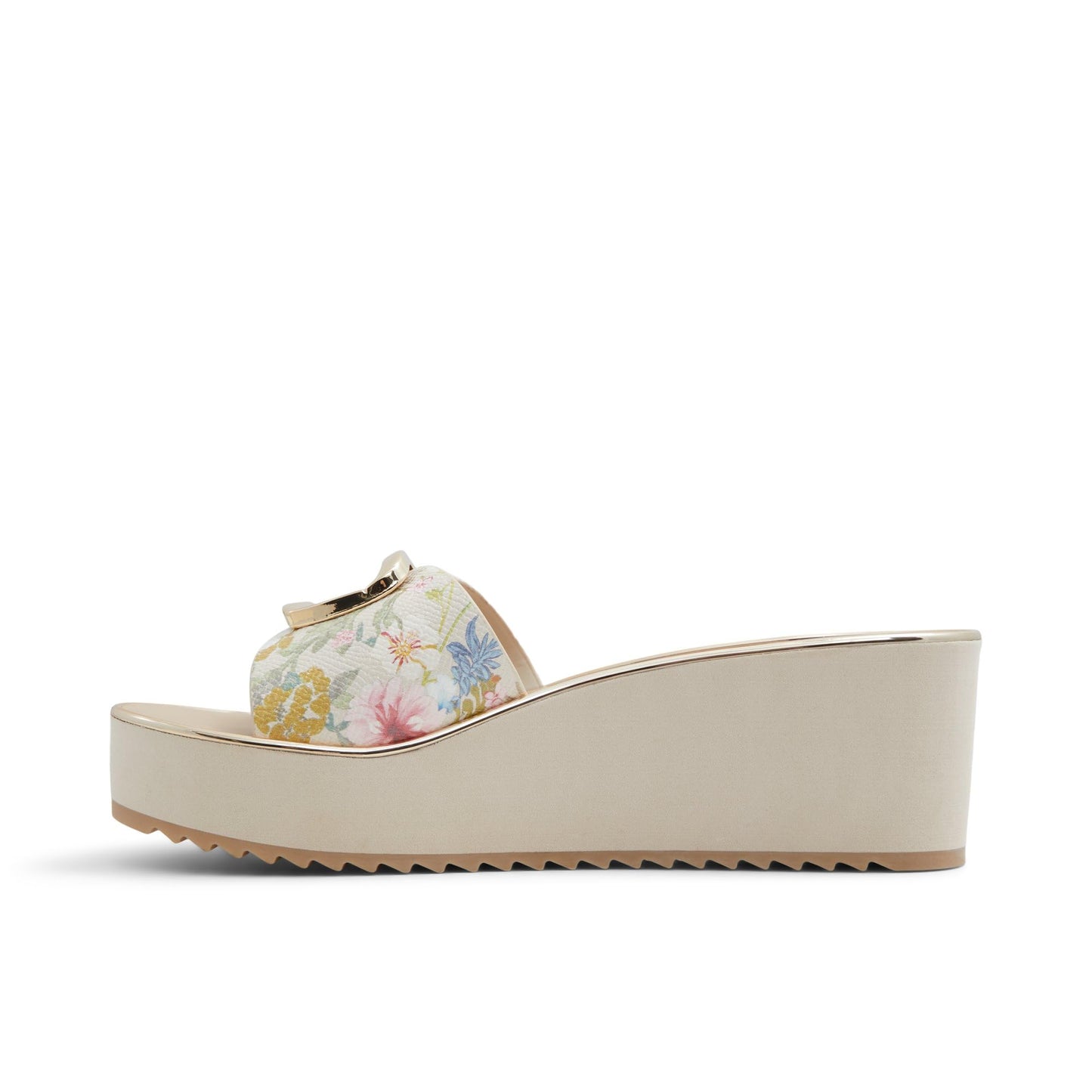 Aldo MENHADEN-IN920 Ladies BEIGE OVERFLOW Wedge Sandals