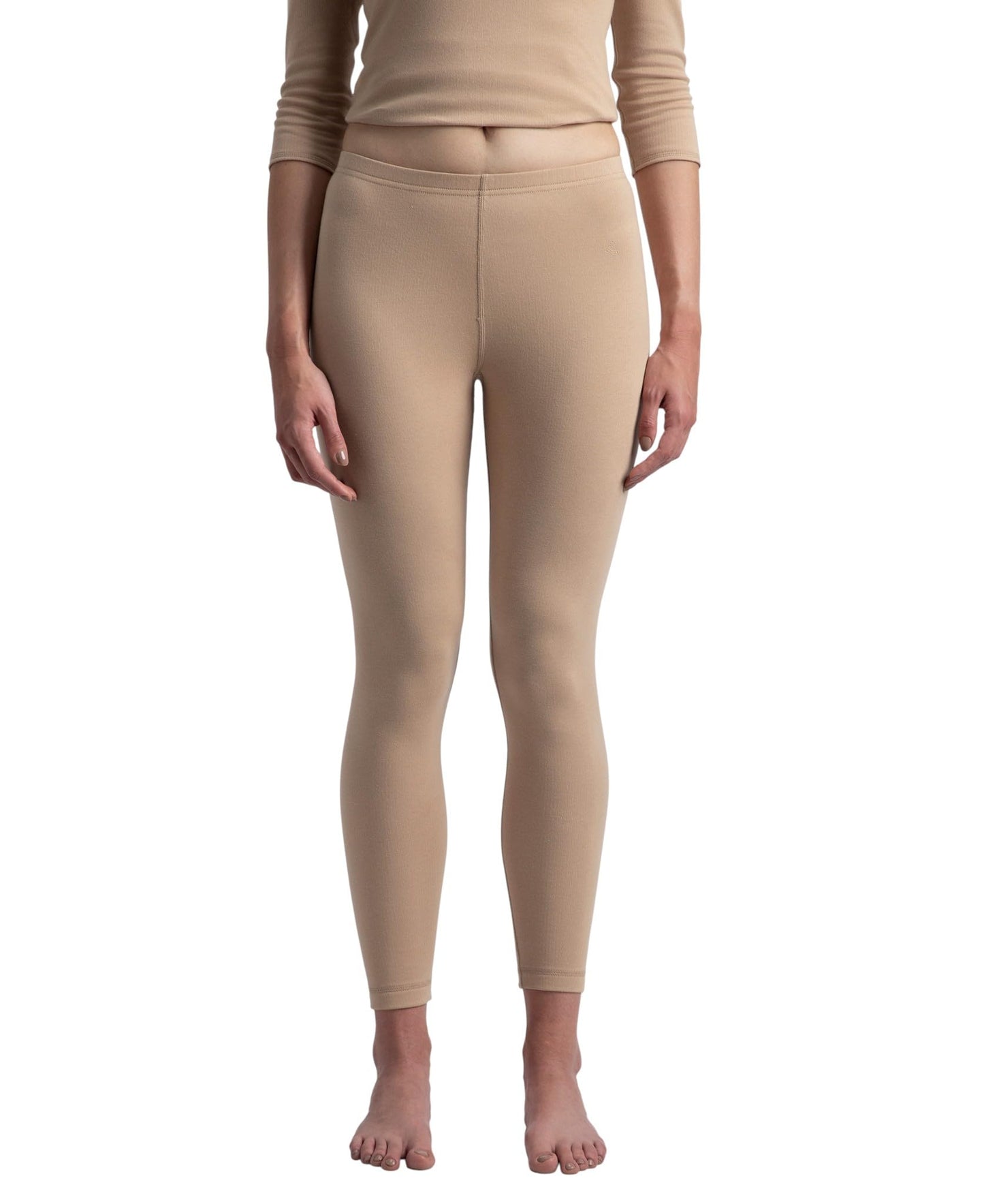 Jockey 2544 Women's Super Combed Cotton Rich Brushed Fabric Thermal Leggings with StayWarm Technology_Skin_L